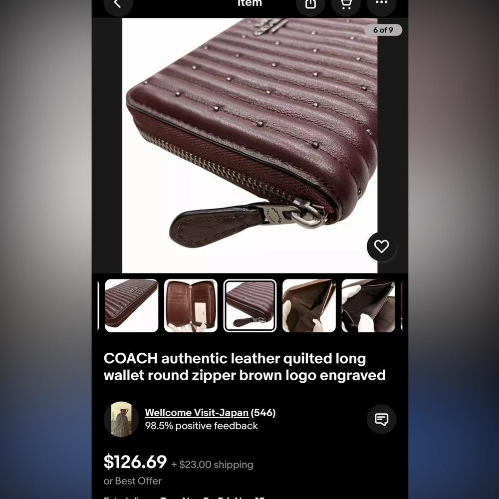 Coach Wallet‎ - Picture 3 of 7